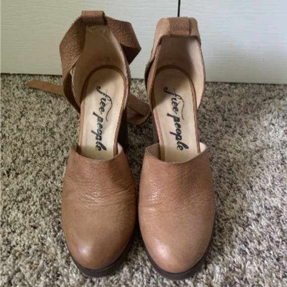 Free People Cora Wrap Heels Size 38 - Picture 2 of 10